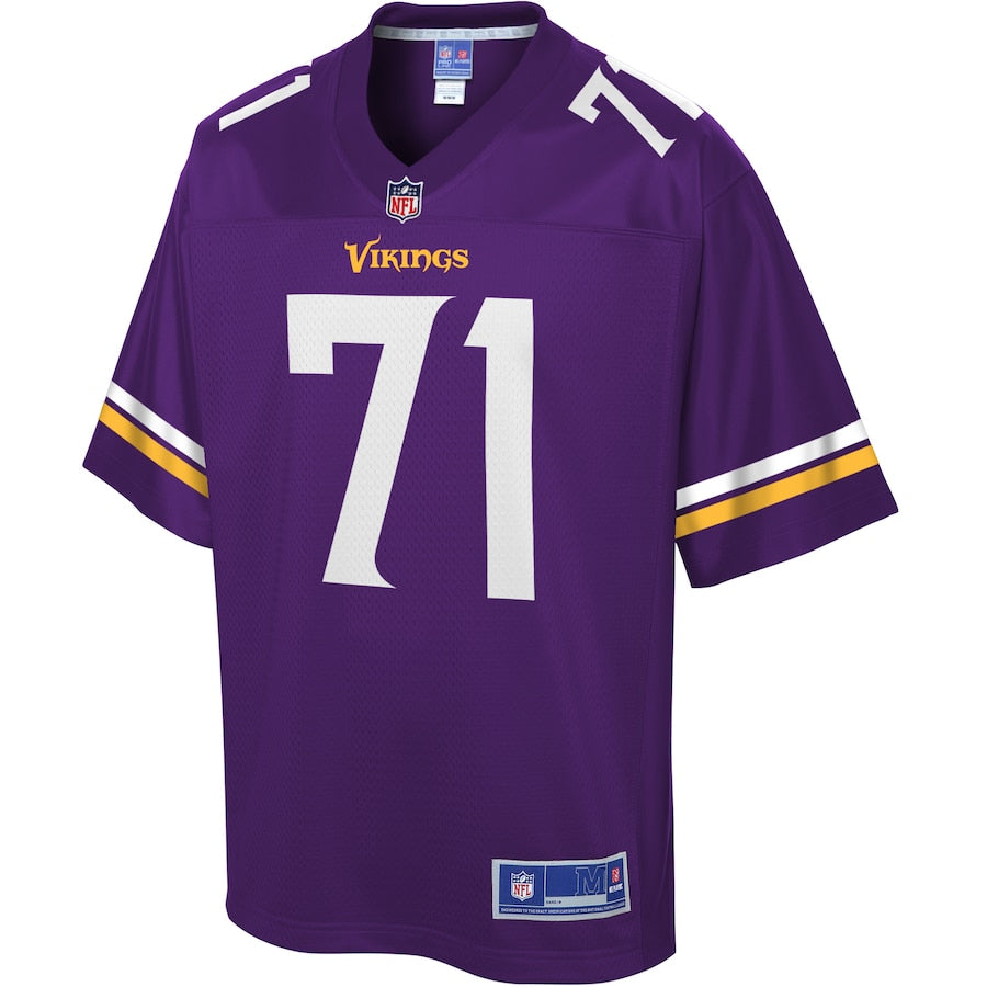 Minnesota Vikings Riley Reiff Pro Line Team Color Purple Football Jersey product image