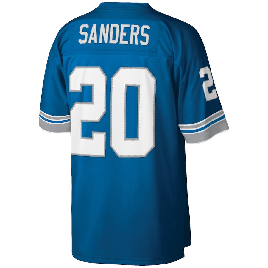 Detroit Lions Barry Sanders 1996 Big & Tall Blue Football Jersey product image