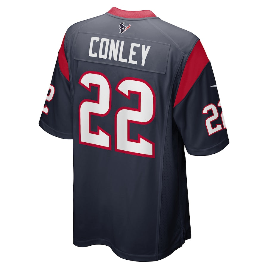 Houston Texans Gareon Conley Game Navy Football Jersey product image