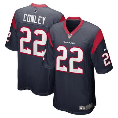 Houston Texans Gareon Conley Game Navy Football Jersey product image