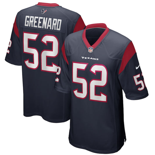 Houston Texans Jonathan Greenard Game Navy Football Jersey product image