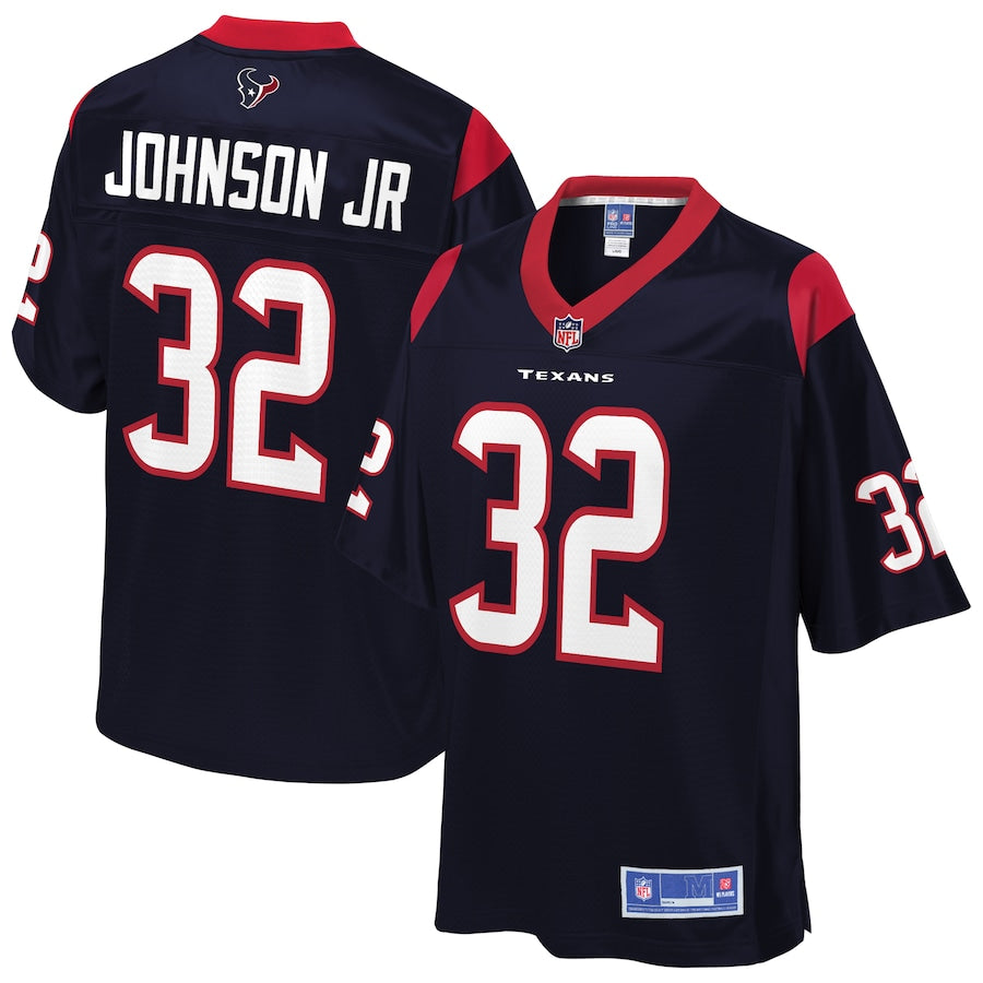 Houston Texans Lonnie Johnson Jr. Pro Line Navy Football Jersey product image
