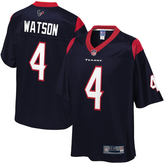 HOU DW  Pro Line Navy Big Tall Jersey rtj football 741