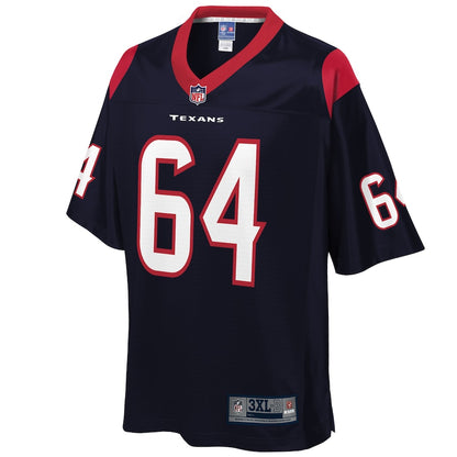 Houston Texans Senio Kelemete Pro Line Big & Tall Team Color Navy Football Jersey product image