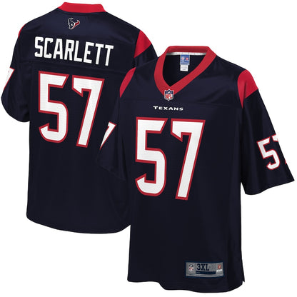 Houston Texans Brennant Pro Line Navy Football Jersey product image