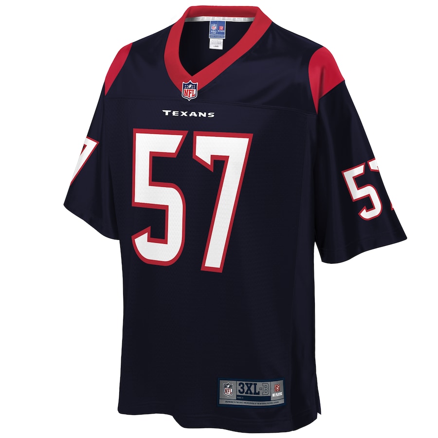 Houston Texans Brennant Pro Line Navy Football Jersey product image