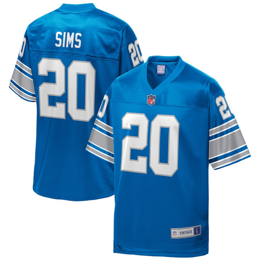 Detroit Lions Billy Sims Pro Line Royal Football Jersey product image