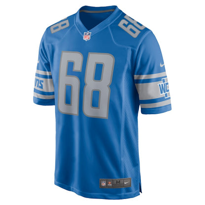 Detroit Lions Taylor Decker Game Blue Football Jersey product image
