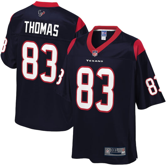 HOU JT  Pro Line Navy Big Tall Jersey rtj football 874