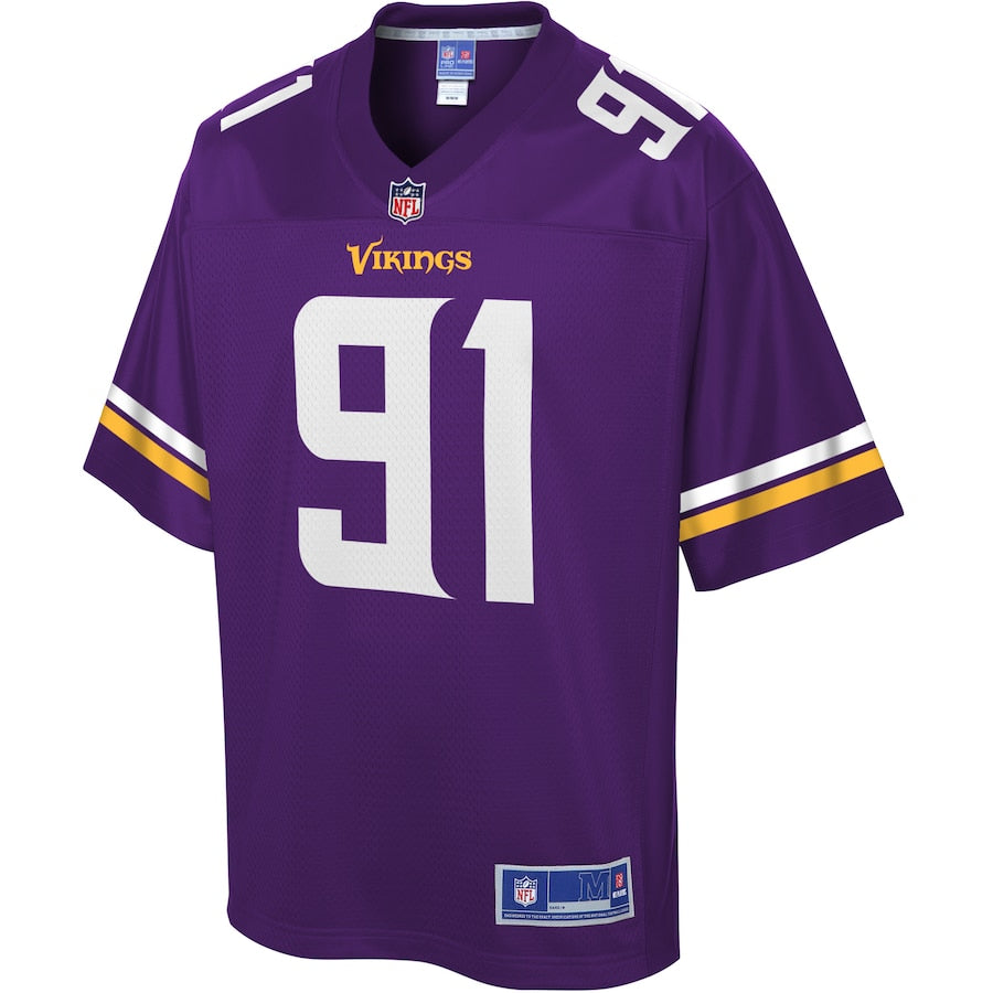 Minnesota Vikings Stephen Weatherly Pro Line Team Color Purple Football Jersey product image
