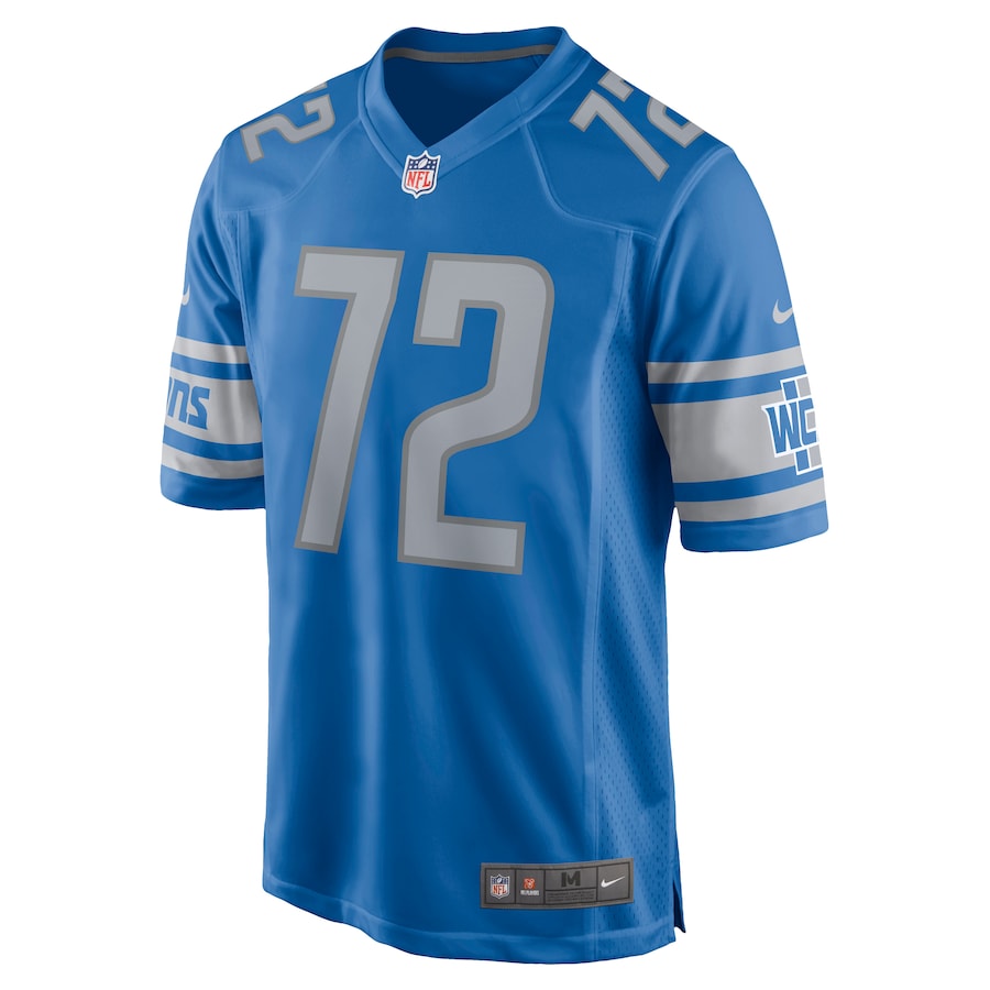 Detroit Lions Halapoulivaati Vaitai Game Blue Football Jersey product image