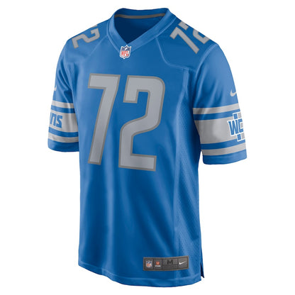 Detroit Lions Halapoulivaati Vaitai Game Blue Football Jersey product image