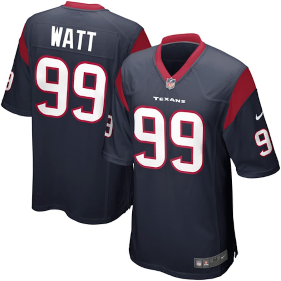 Houston Texans Game Navy Football Jersey product image