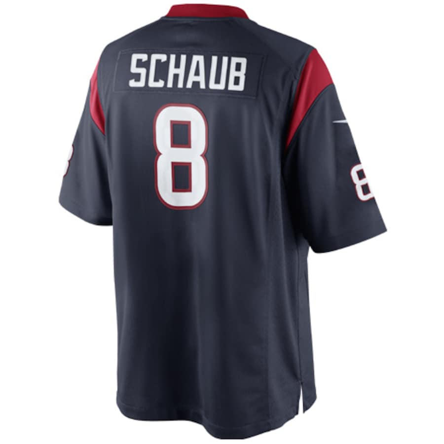 Houston Texans Matt Schaub Limited Team Color Navy Football Jersey product image