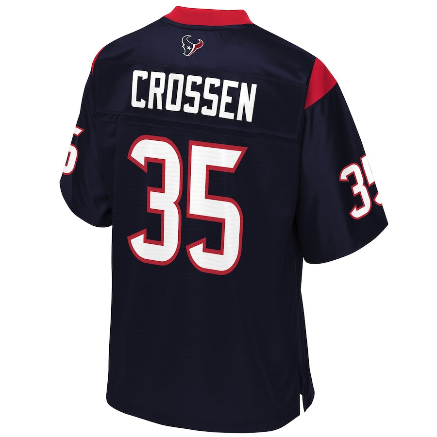 Houston Texans Keion Crossen Pro Line Navy Football Jersey product image