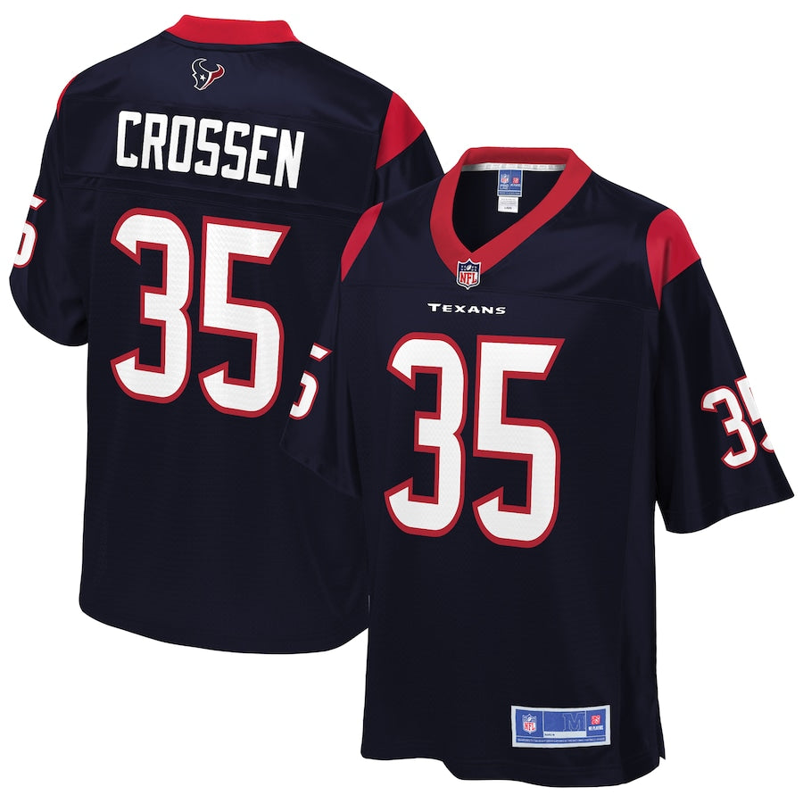 Houston Texans Keion Crossen Pro Line Navy Football Jersey product image