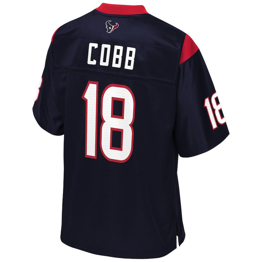 Houston Texans Randall Cobb Pro Line Big & Tall Navy Football Jersey product image