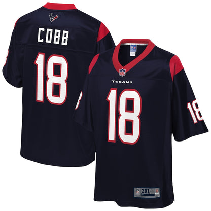 Houston Texans Randall Cobb Pro Line Big & Tall Navy Football Jersey product image