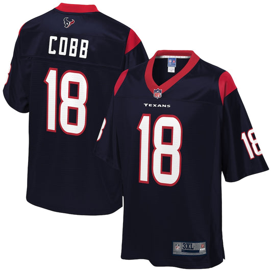 Houston Texans Randall Cobb Pro Line Big & Tall Navy Football Jersey product image