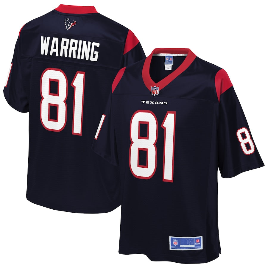 Houston Texans Kahale Warring Pro Line Navy Football Jersey product image