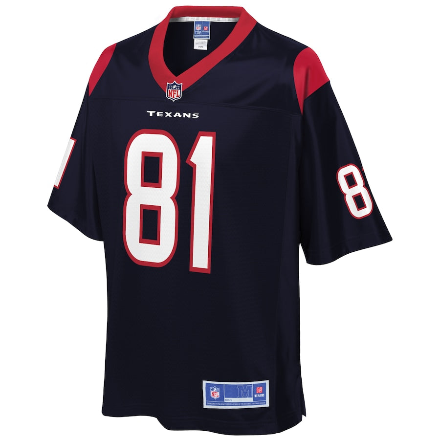 Houston Texans Kahale Warring Pro Line Navy Football Jersey product image