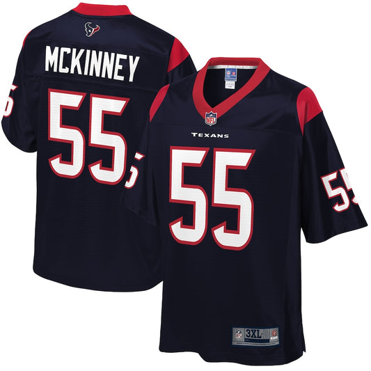 Houston Texans Benardrick Mckinney Pro Line Big & Tall Navy Football Jersey product image