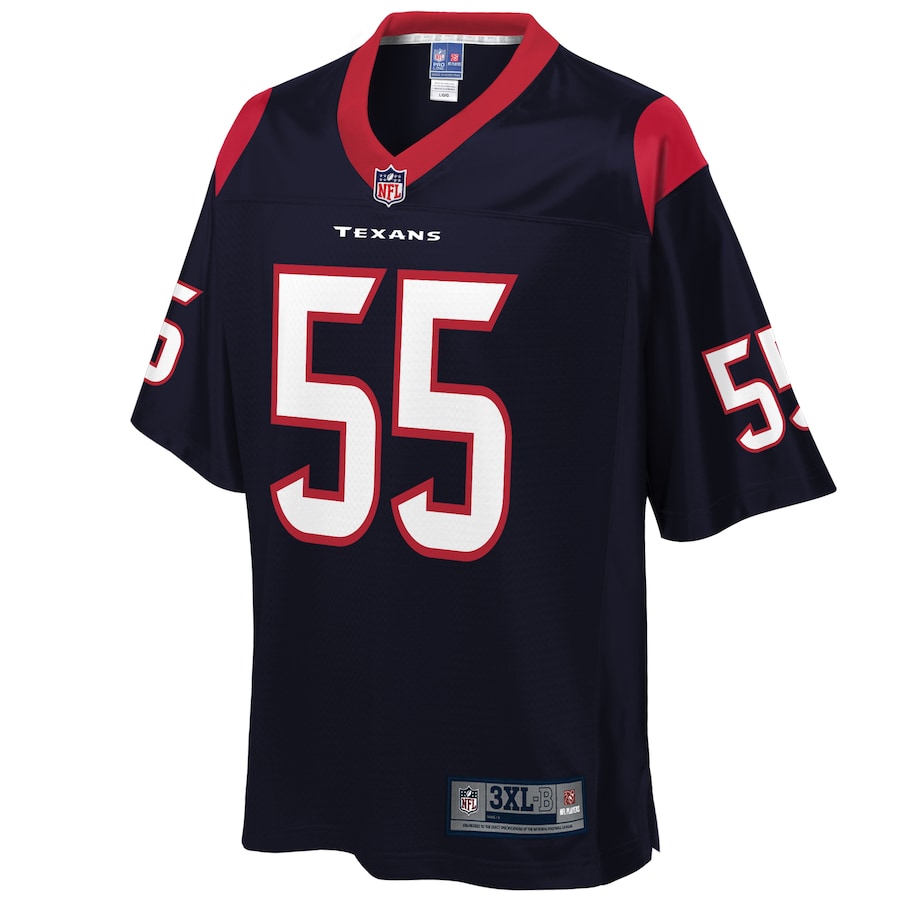 Houston Texans Benardrick Mckinney Pro Line Big & Tall Navy Football Jersey product image