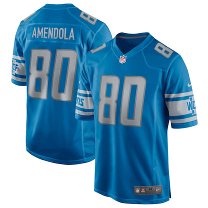 Detroit Lions Danny Adola Game Blue Football Jersey product image
