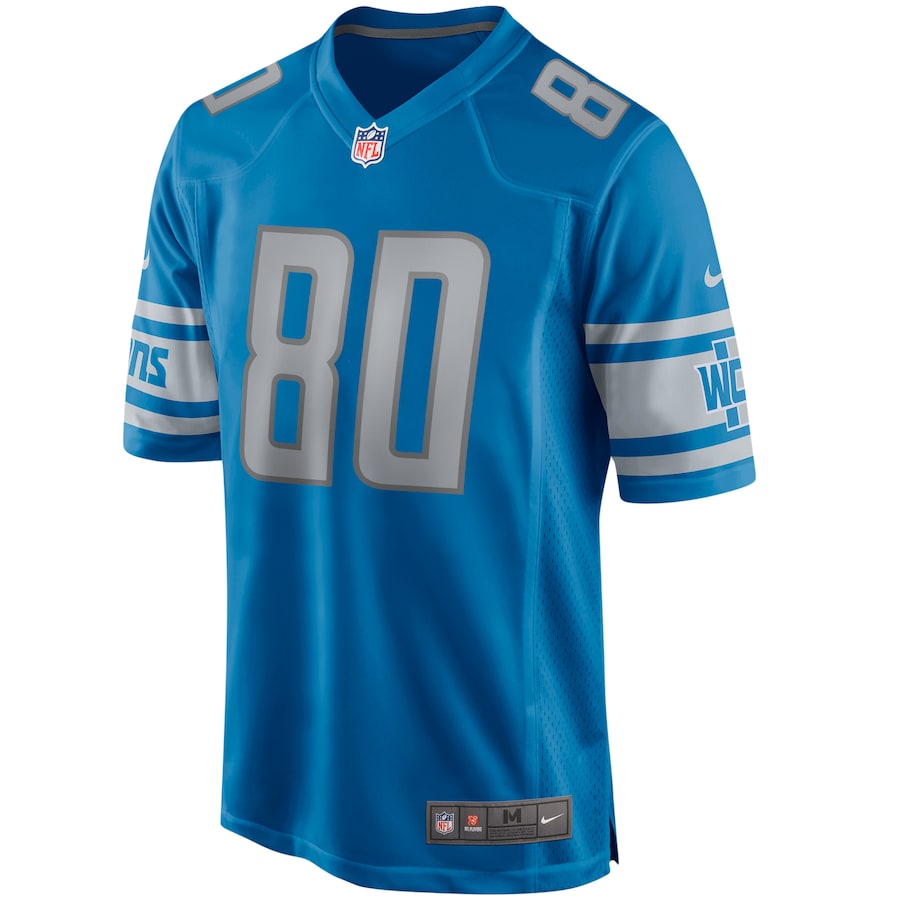 Detroit Lions Danny Adola Game Blue Football Jersey product image