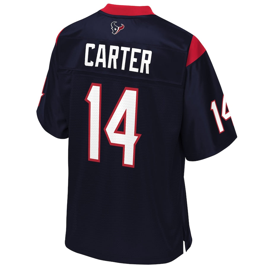 Houston Texans Deandre Carter Pro Line Big & Tall Navy Football Jersey product image