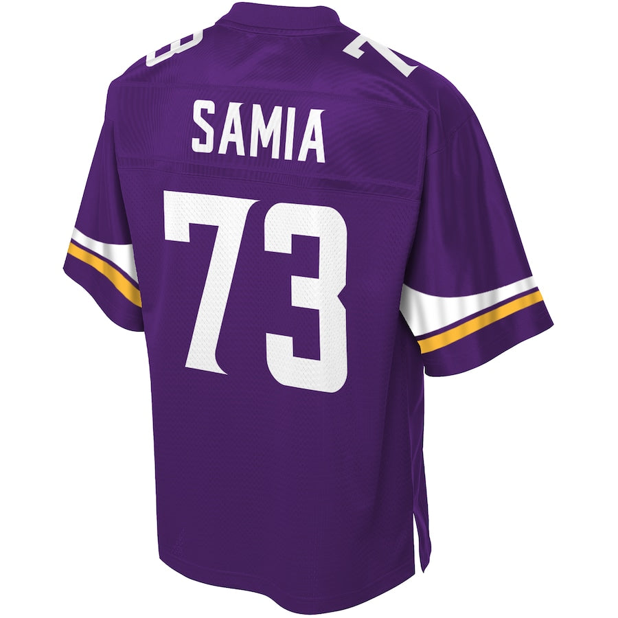 Minnesota Vikings Dru Samia Pro Line Purple Football Jersey product image