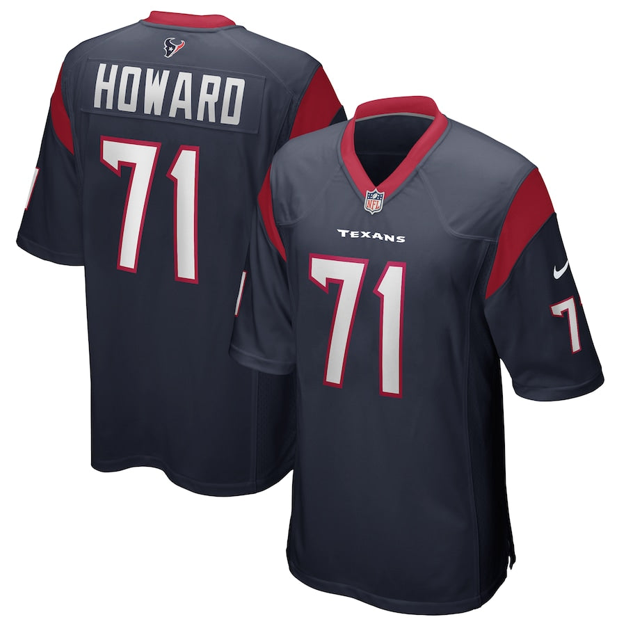 Houston Texans Tytus Howard Game Navy Football Jersey product image