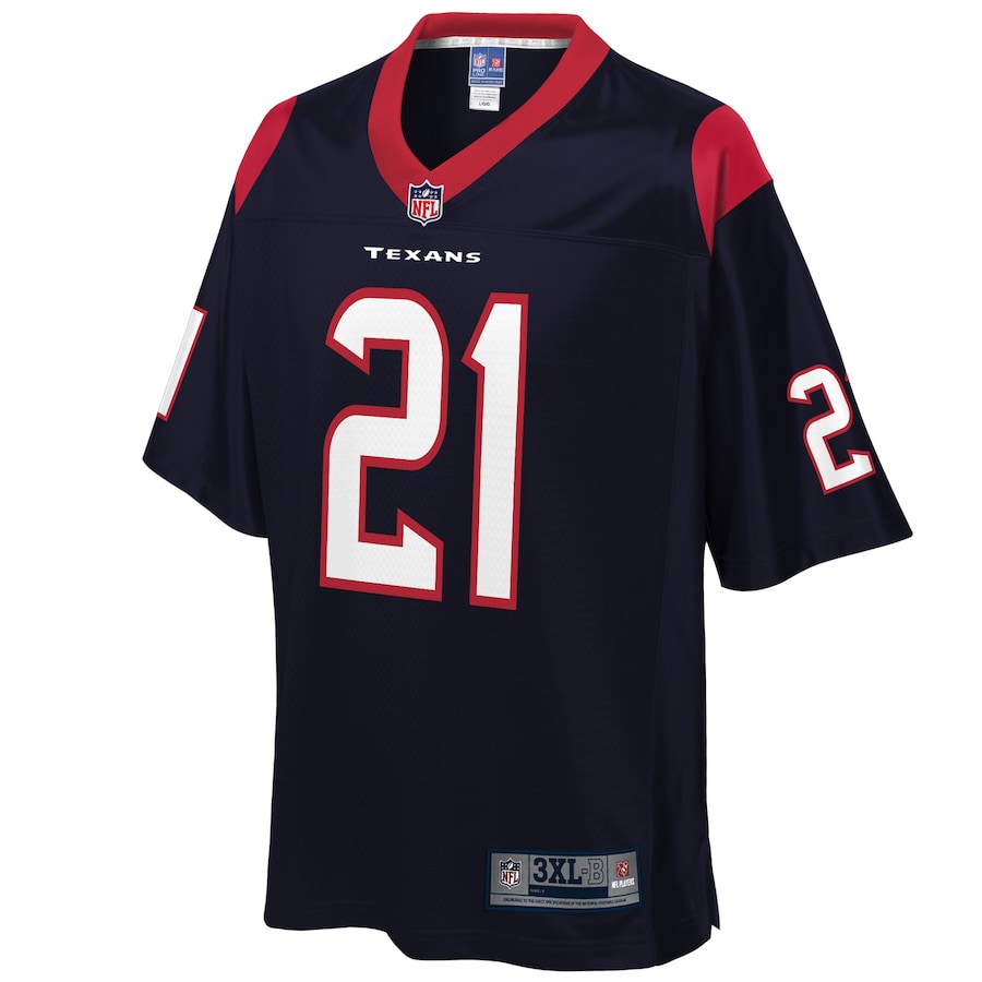 Houston Texans Bradley Roby Pro Line Big & Tall Navy Football Jersey product image