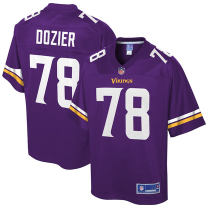 Minnesota Vikings Dakota Dozier Pro Line Purple Football Jersey product image