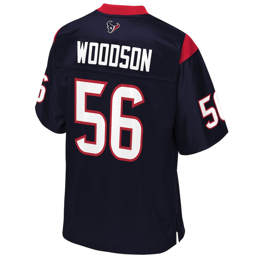 Houston Texans Xavier Woodson Pro Line Navy Football Jersey product image
