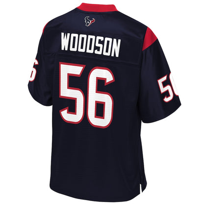Houston Texans Xavier Woodson Pro Line Navy Football Jersey product image