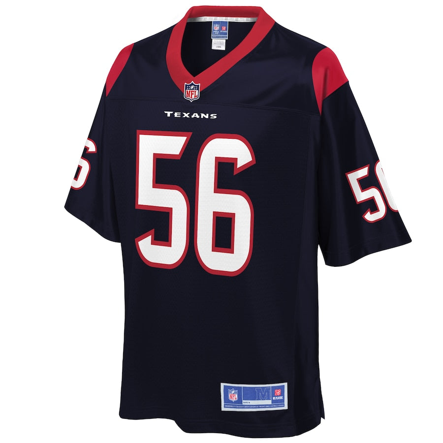 Houston Texans Xavier Woodson Pro Line Navy Football Jersey product image