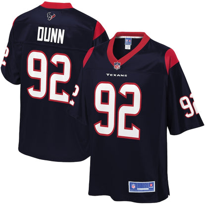 Houston Texans Brandon Dunn Pro Line Navy Football Jersey product image