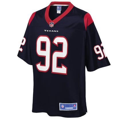 Houston Texans Brandon Dunn Pro Line Navy Football Jersey product image