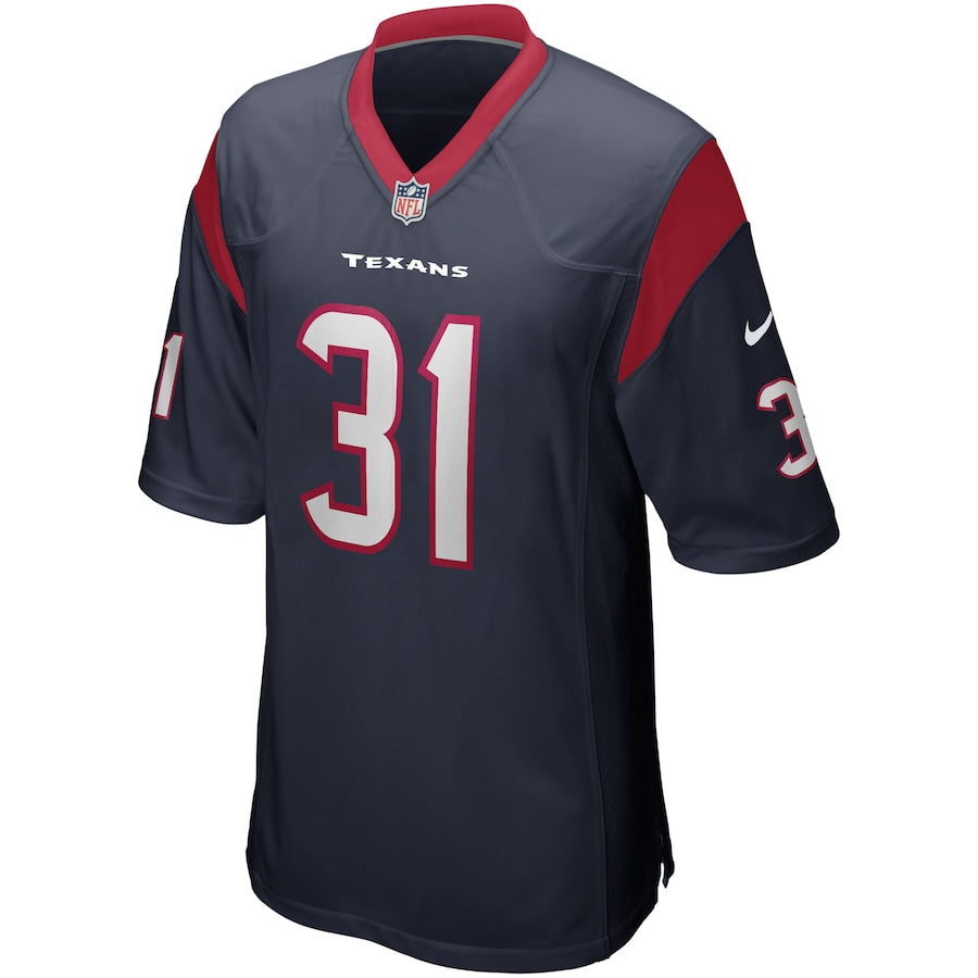 Houston Texans David Johnson Game Navy Football Jersey product image