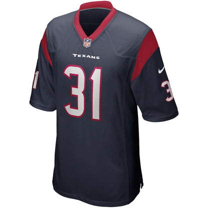 Houston Texans David Johnson Game Navy Football Jersey product image