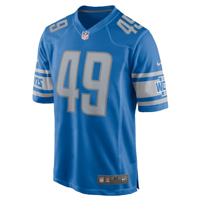 Detroit Lions C.j. Moore Game Blue Football Jersey product image