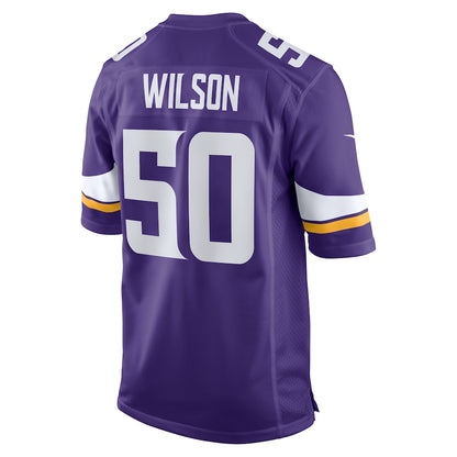 Minnesota Vikings Eric Wilson Game Purple Football Jersey product image