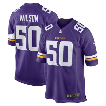 Minnesota Vikings Eric Wilson Game Purple Football Jersey product image