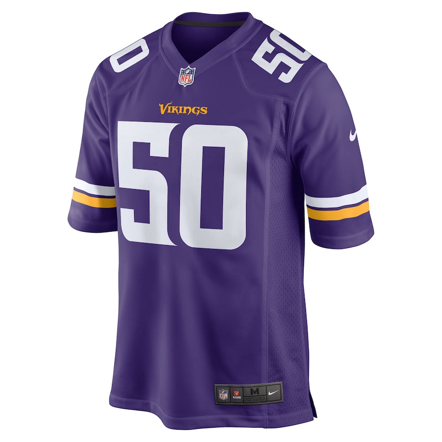 Minnesota Vikings Eric Wilson Game Purple Football Jersey product image