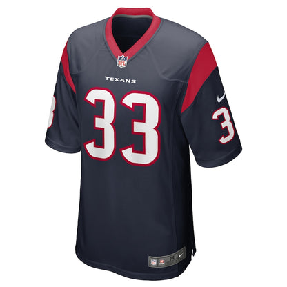 Houston Texans A.j. Moore Jr. Game Navy Football Jersey product image