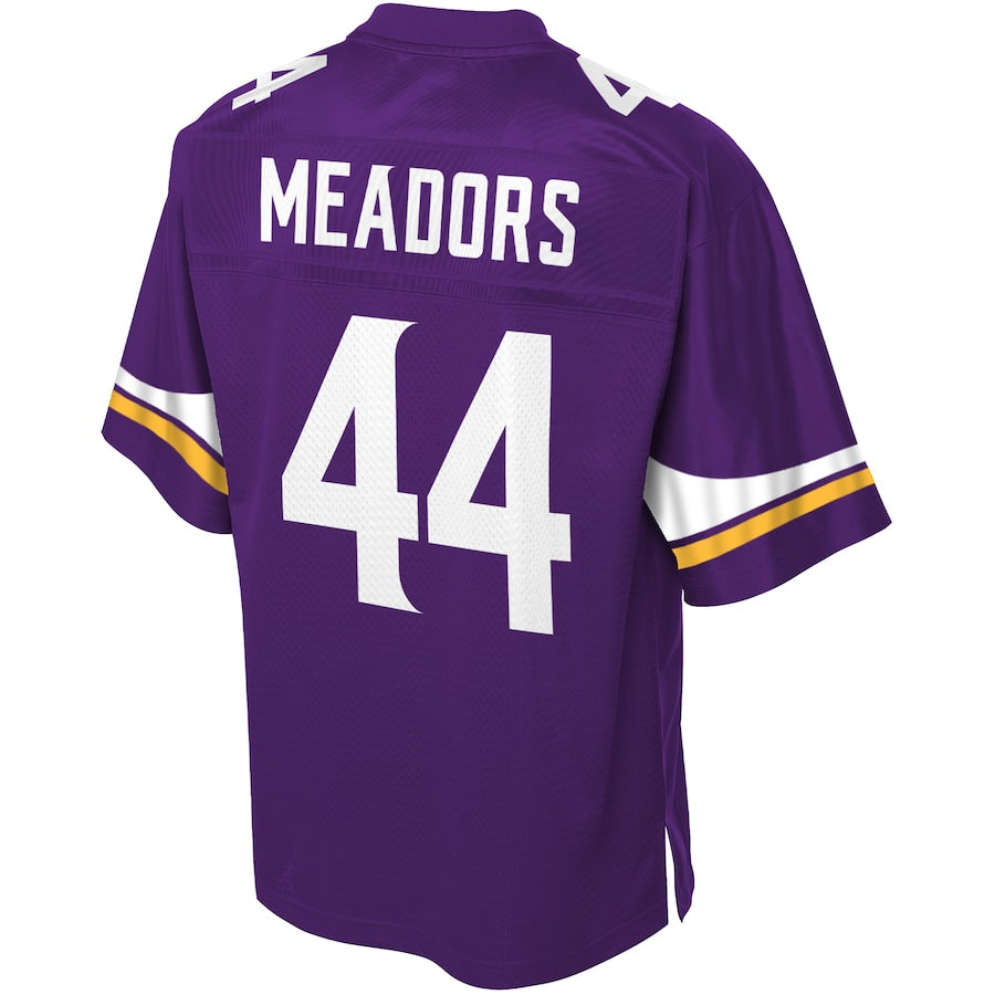 Minnesota Vikings Nate Meadors Pro Line Purple Football Jersey product image