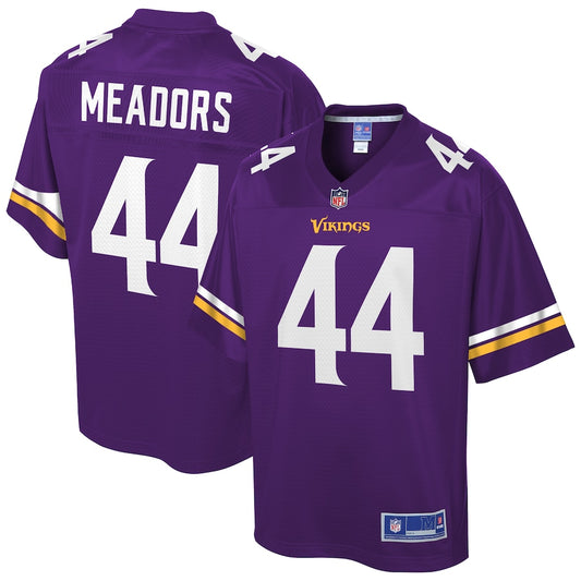Minnesota Vikings Nate Meadors Pro Line Purple Football Jersey product image