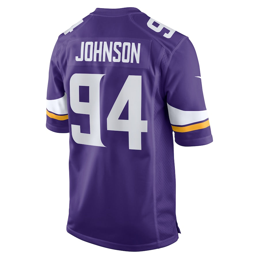 Minnesota Vikings Jaleel Johnson Game Purple Football Jersey product image
