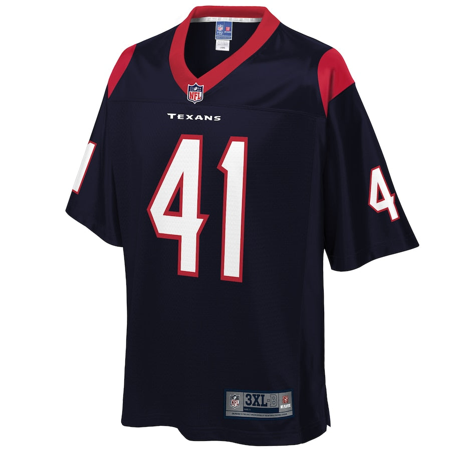 Houston Texans Zach Cunningham Pro Line Big & Tall Navy Football Jersey product image